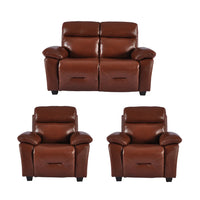 Rivello Genuine Leather Tan 2+1+1