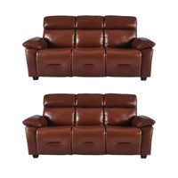 Rivello Genuine Leather Tan 3+2