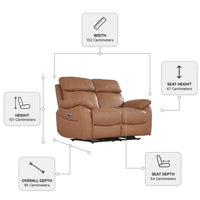 Electric Power Recliner 2+1+1 Seater Sofa Set