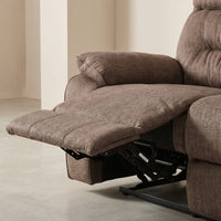 Foster Brown Recliner 2 Seater