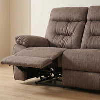 Foster Brown Recliner 3 Seater Sofa
