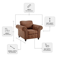 oakland-tan-suede-3-1-seater-sofa-set-1-seater-measurement-diagram
