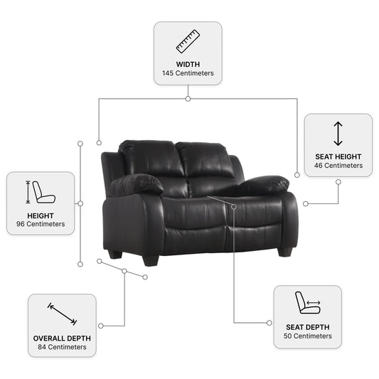 valerie-black-leather-measurement-2-seater-sofa-set
