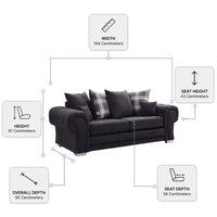 verona-scatter-black-fabric-3-3-seater-sofa-set-3-seater-measurement-diagram
