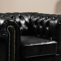 black-leather-chesterfield-armchair-for-living-room