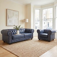 chesterfield-blue-leather-antique-3-1-seater-sofa-set