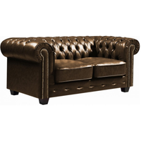 luxury-brown-antique-chesterfield-leather-sofa-2-seater