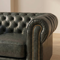 chesterfield-green-leather-antique-2-seater-sofa