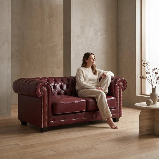 red-leather-chesterfield-2-seater-sofa-uk
