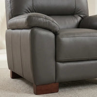 grey-leather-accent-chair