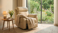 dandrea-genuine-leather-cream-electric-power-recliner-armchair