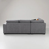 Orka Sofa Grey Fabric Left Hand Corner Sofa - LHC - Furniture Instore