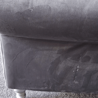 Outlet Olympia Grey Fabric Velvet 3 Seater Sofa - Furniture Instore