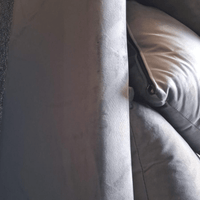 Outlet Olympia Grey Fabric Velvet 3 Seater Sofa - Furniture Instore