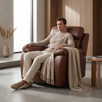 Renato Tan Power Recliner Armchair - view 2 - Furniture Instore