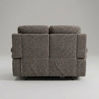 Tanya Brown Fabric Electric Recliner 2 Seater Sofa - Furniture Instore