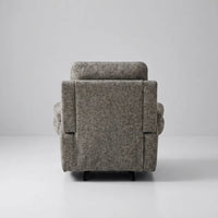 Tanya Brown Fabric Electric Recliner Armchair - Furniture Instore