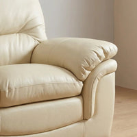 Verona Cream Leather Armchair - Furniture Instore