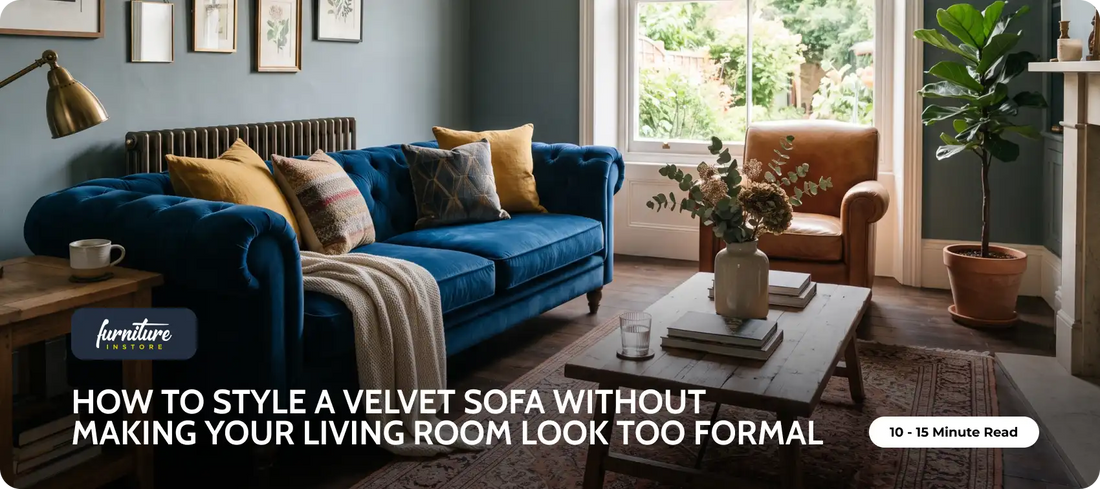 how-to-style-velvet-sofa-casual-living-room