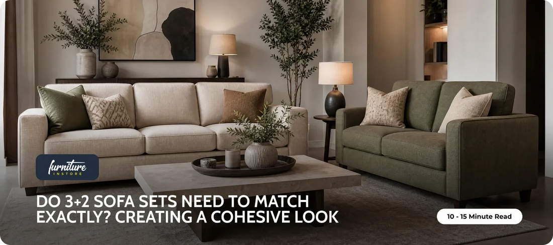 Do 3+2 Sofa Sets Need to Match Exactly? Creating a Cohesive Look