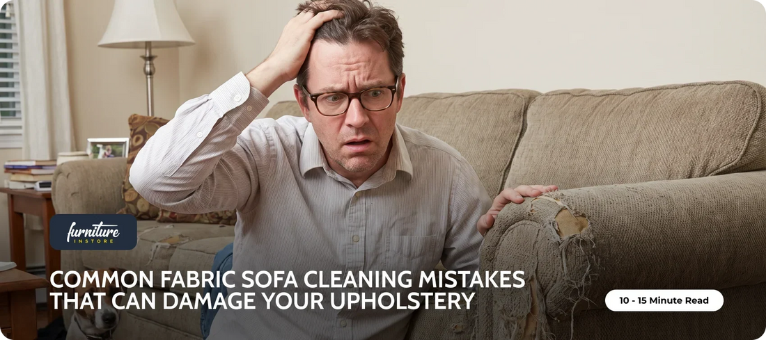 How to Clean a Fabric Sofa Without Damaging the Upholstery