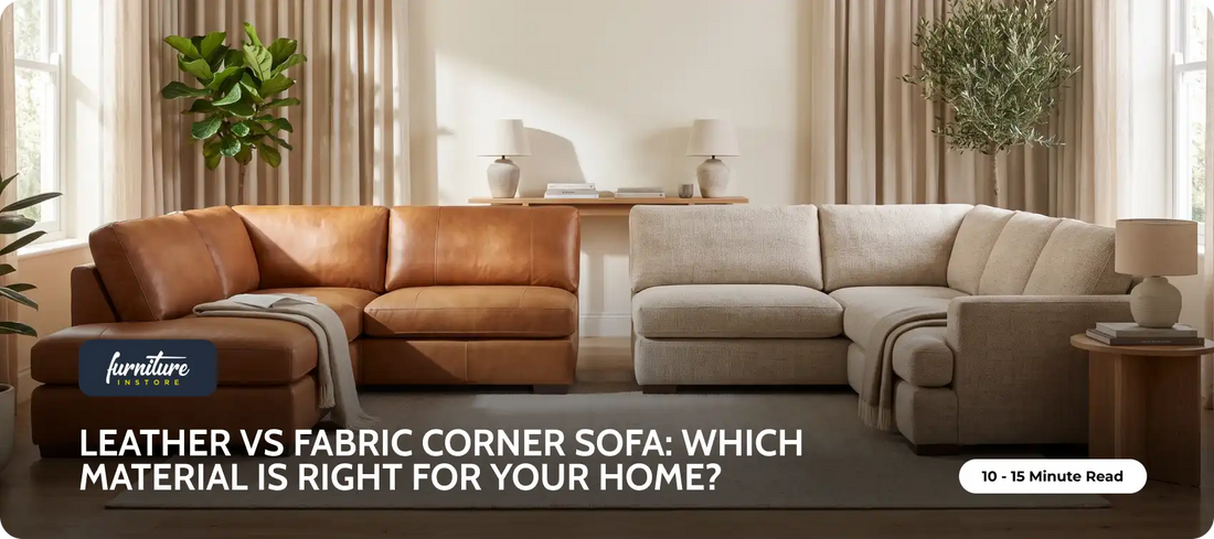 Leather vs Fabric Corner Sofa: Which Material Is Right for Your Home?