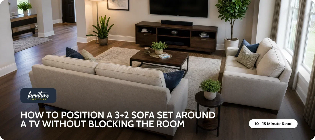 Position a 3+2 Sofa Set