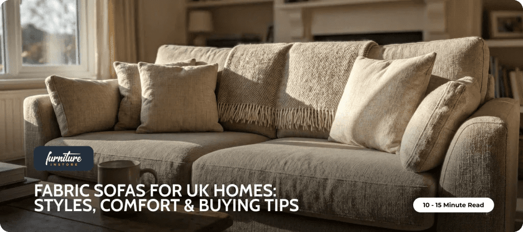 Fabric Sofas for UK Homes: Styles, Comfort & Buying Tips - Furniture Instore