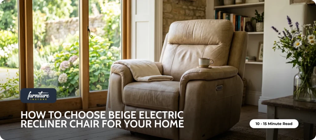 How to Choose the Perfect Beige Electric Recliner Chair for Your Home - Furniture Instore