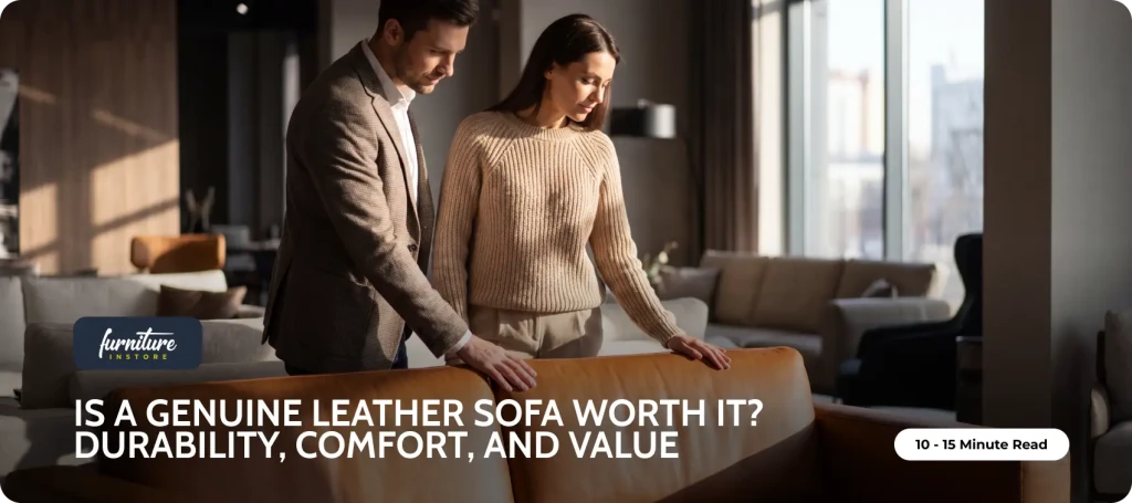 Is a Genuine Leather Sofa Worth It? Durability, Comfort, and Value - Furniture Instore