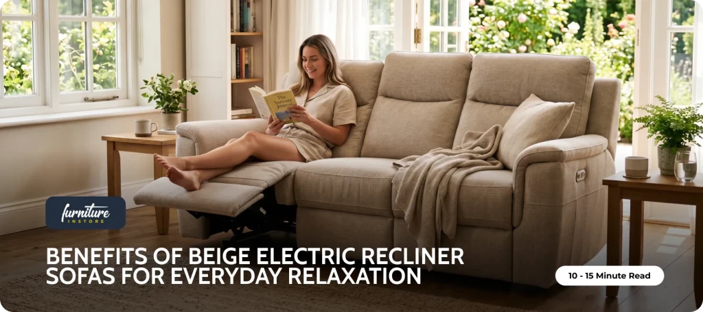 Top Benefits of Beige Electric Recliner Sofas for Everyday Relaxation - Furniture Instore