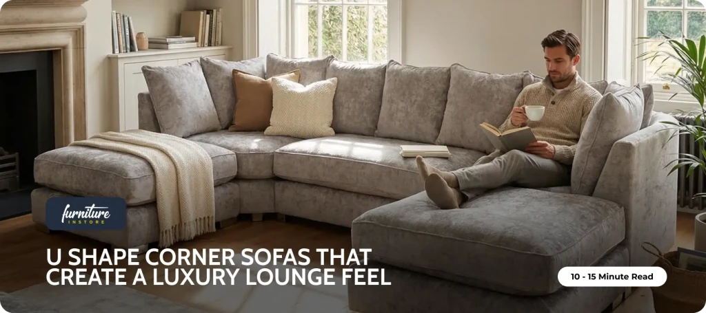 U-Shape Corner Sofas That Create a Luxury Lounge Feel - Furniture Instore