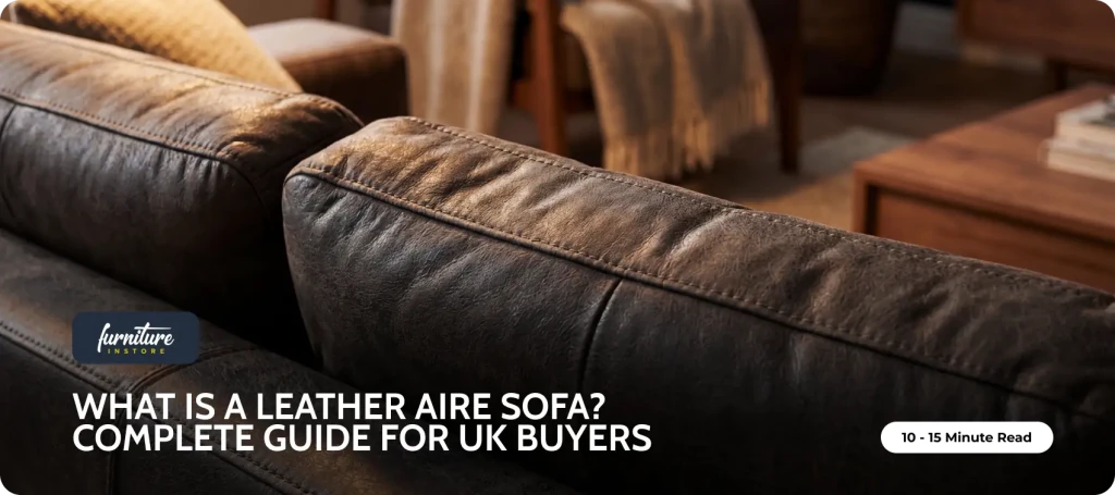 What Is a Leather Aire Sofa? Complete Guide for UK Buyers - Furniture Instore
