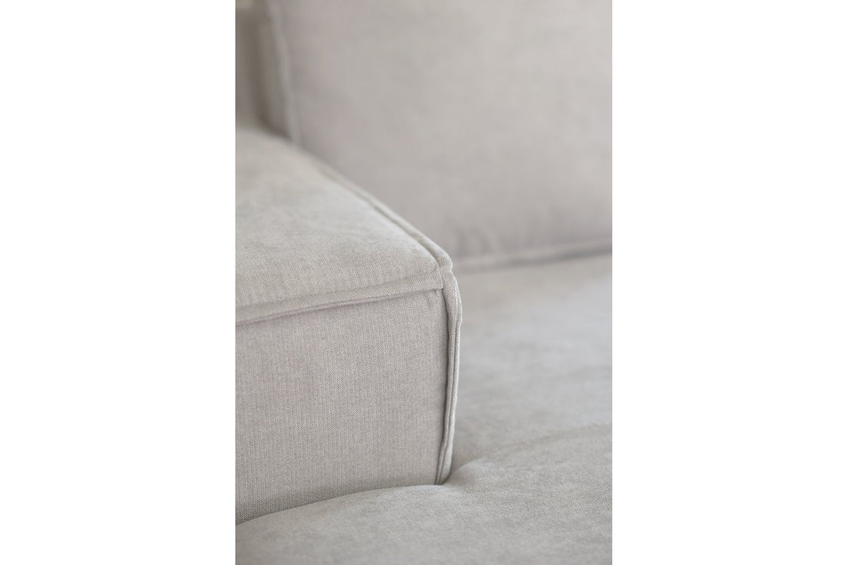Brixton Cream Fabric U Shape Corner Bed With Storage - view 5 - Furniture Instore