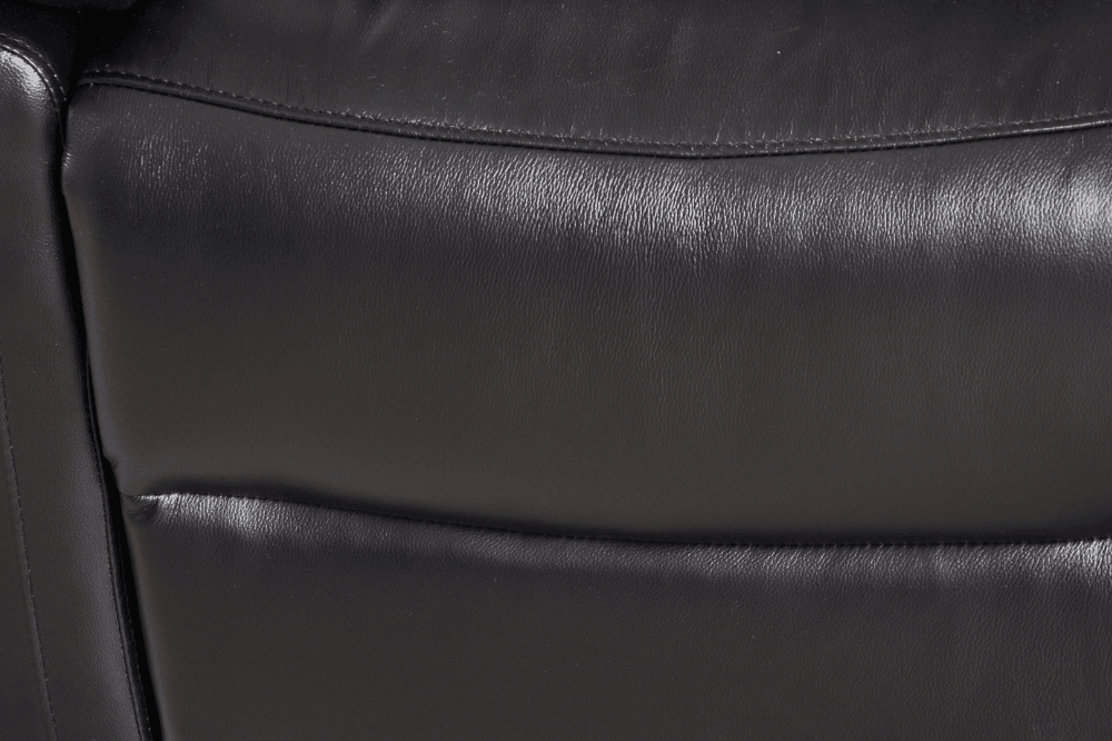 Amarien Genuine Leather Black Electric Power Recliner Armchair - Furniture Instore