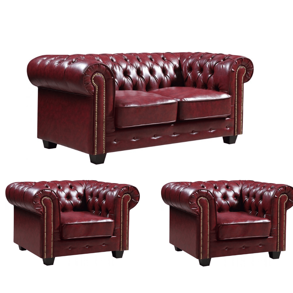 red-antique-leather-chesterfield-2-1-1-seater-sofa-set