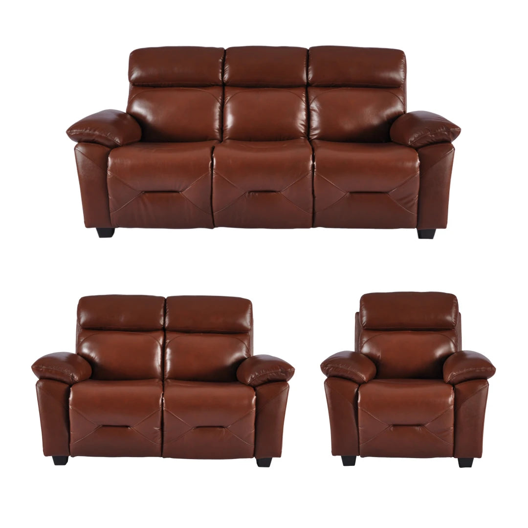 Rivello Genuine Leather Tan 3+2+1