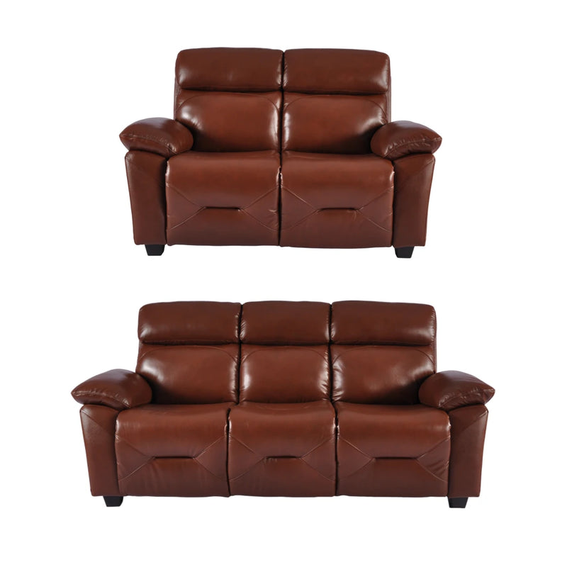Rivello Genuine Leather Tan 3+2