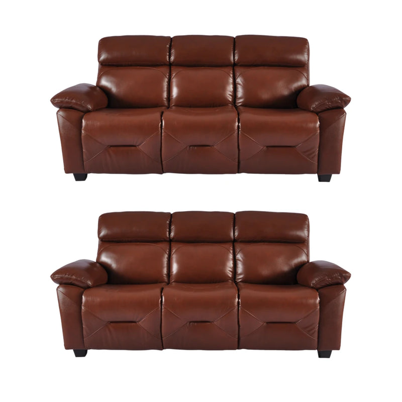 Rivello Genuine Leather Tan 3+2