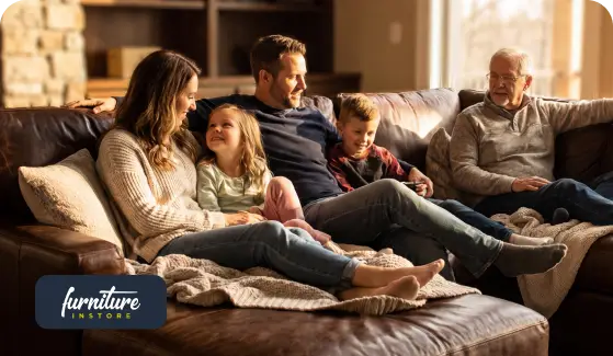 Best Leather Aire Sofas for Family Living Rooms