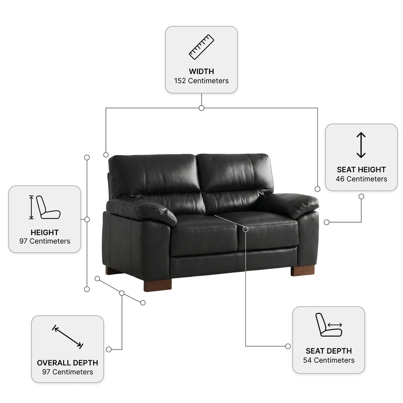 genuine-black-sofa-measurement