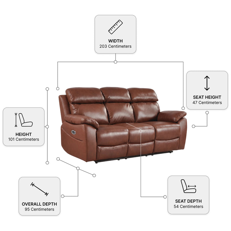 Dandrea Tan 2 Seater Measurements