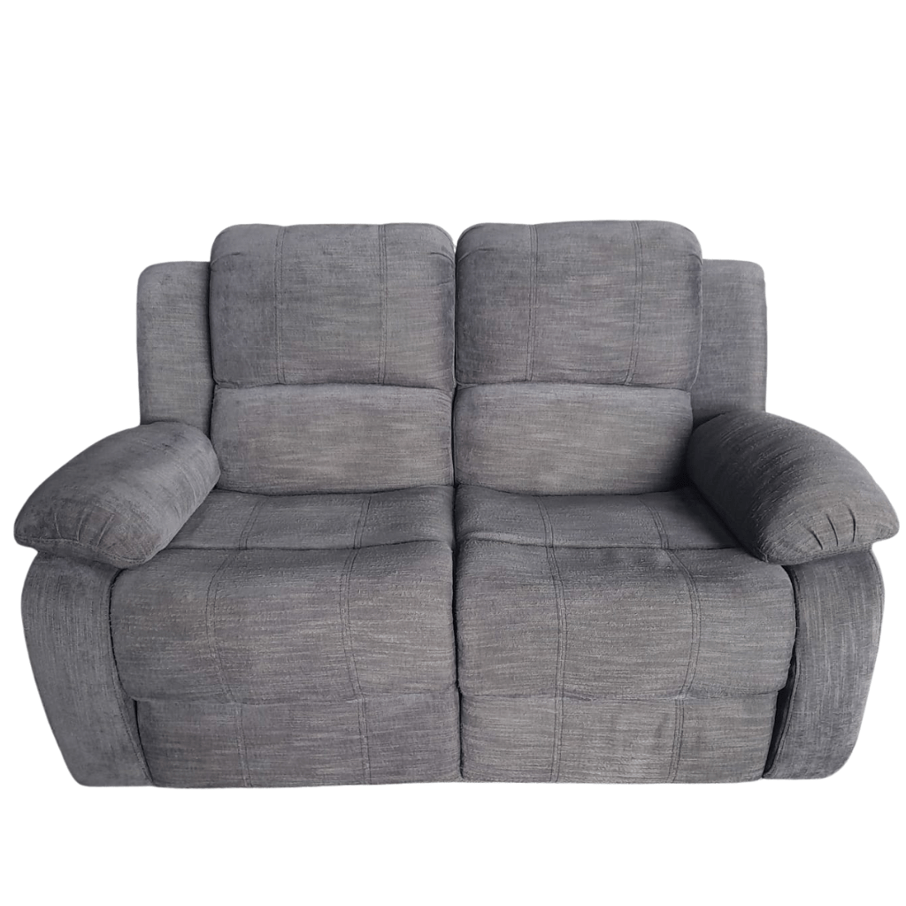 Outlet Valencia Roxy Charcoal 2 Seater Recliner. - Furniture Instore