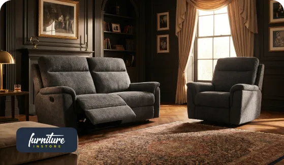 Fabric Recliner Sofa Sets for Modern Family Homes