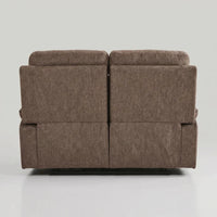 Foster Brown Fabric Recliner 2+1 