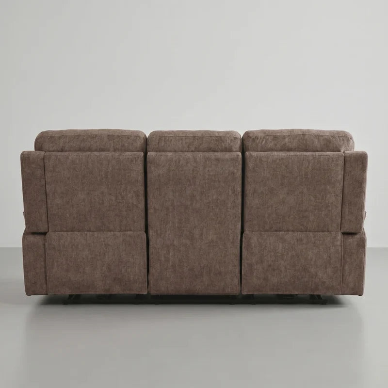 Foster Brown Fabric Recliner 3+1 