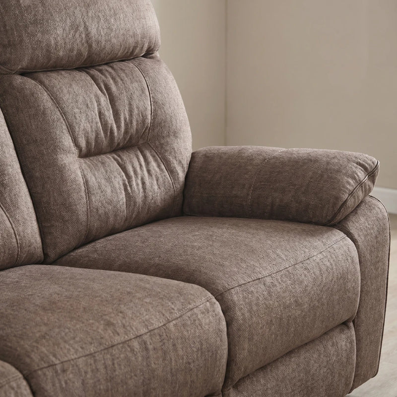Foster Brown Recliner 3+1