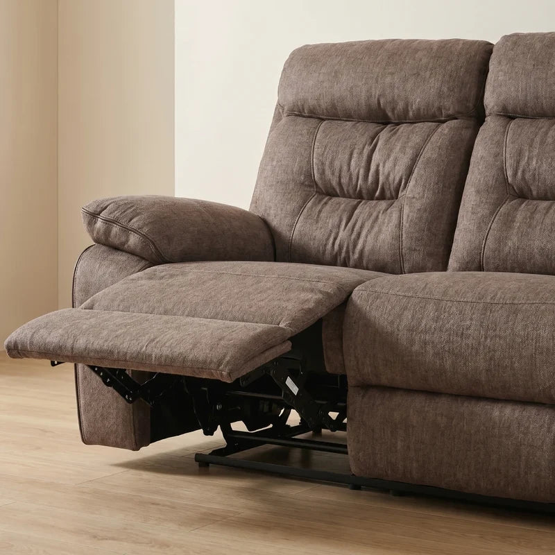Foster Brown Fabric Recliner 