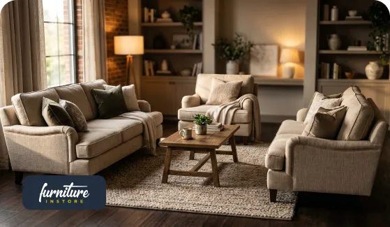 How to Choose the Perfect Fabric 3+2+1 Sofa Set for Your Living Room