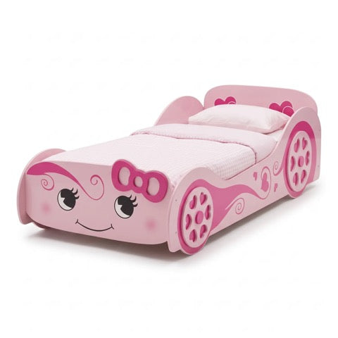 Pink Car Themed Single Bed